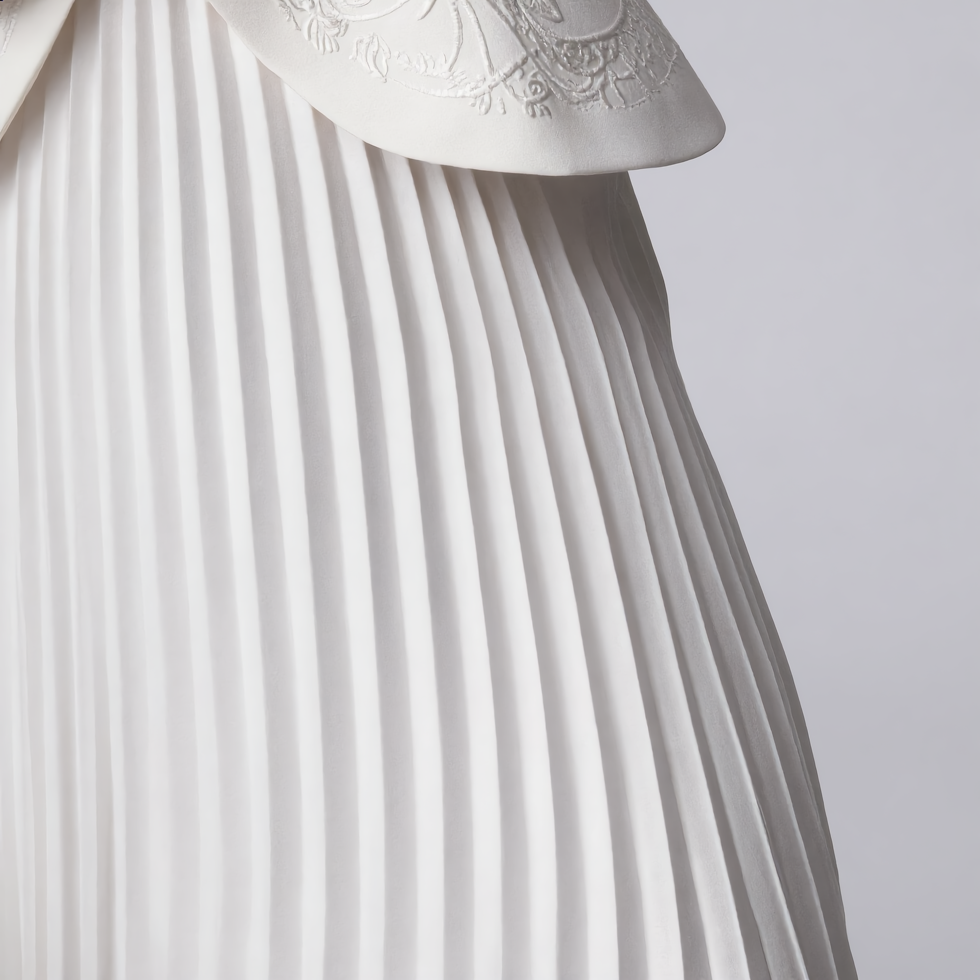 Embroidered Blazer & Pleated Midi Skirt Set