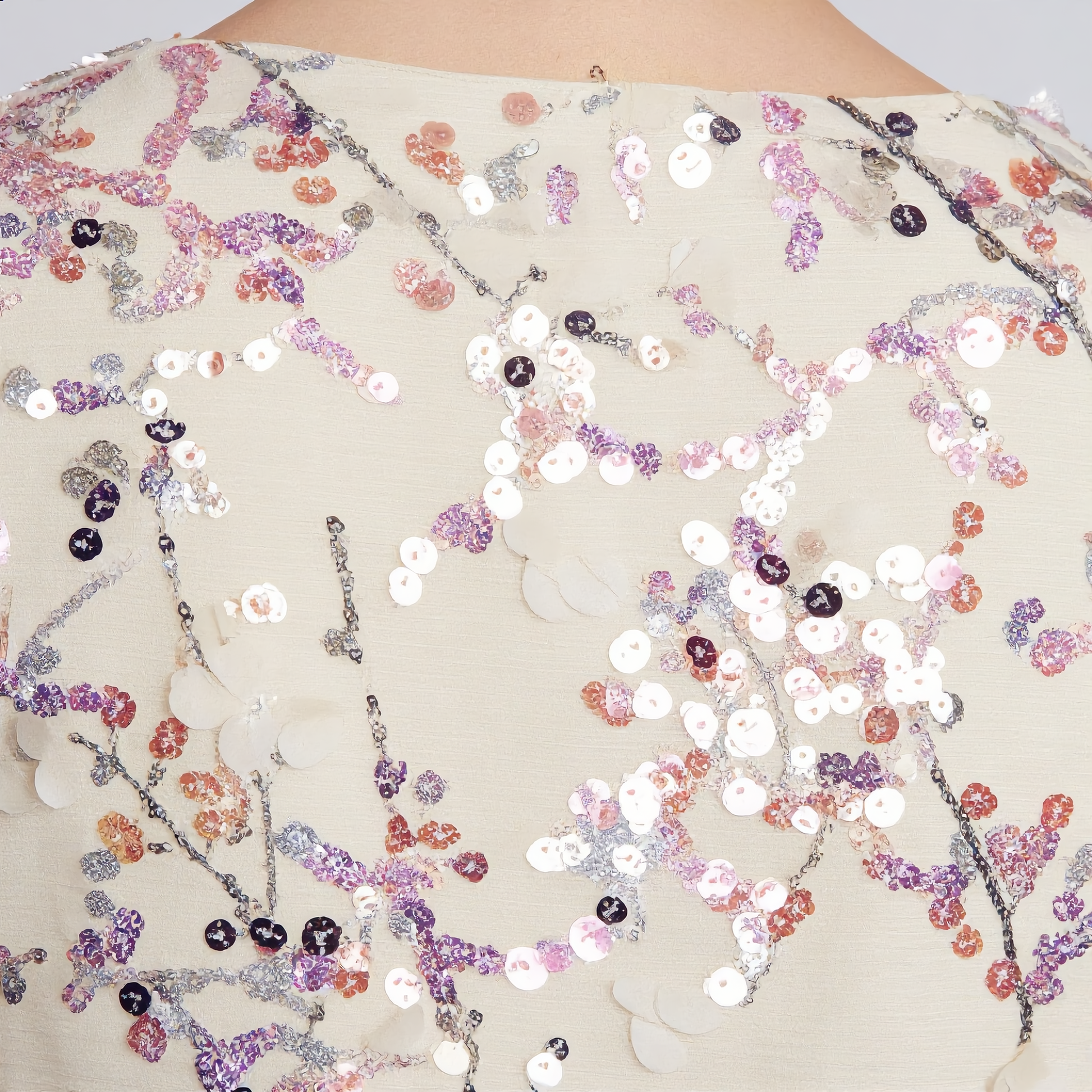 Floral Embroidery Sleeveless Vest