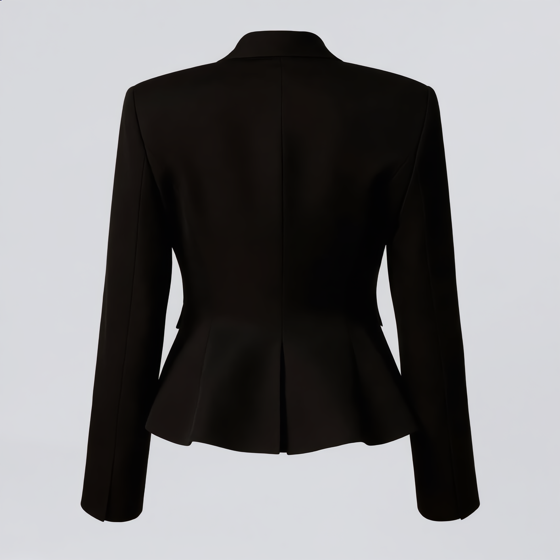 Black Lace Jacket with Pleated Skirt